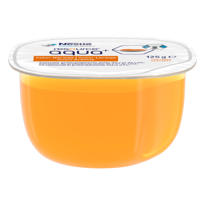 Resource® Aqua+ Gelificada - Naranja - Pack 4 tarrinas de 125g