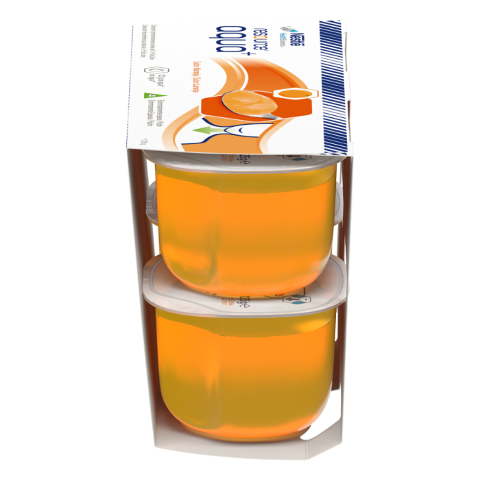 Resource® Aqua+ Gelificada - Naranja - Pack 4 tarrinas de 125g