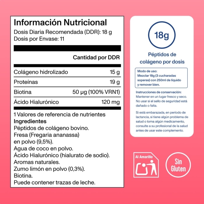 Vital Proteins - Beauty Collagen Fresa Limón - 271g