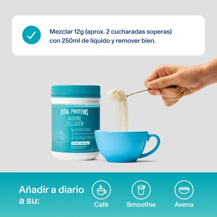 Vital Proteins - Péptidos de colágeno Marino neutro - 221g