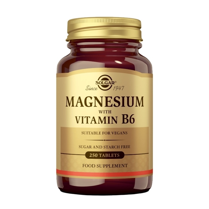 Solgar - Magnesio con Vitamina B6 - 250 comprimidos