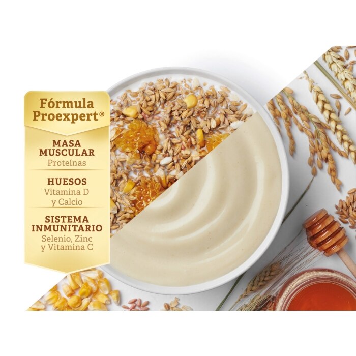 Meritene® Nutrición Reforzada - Cereal Instant - 8 Cereales con Miel - 2 sobres de 300g