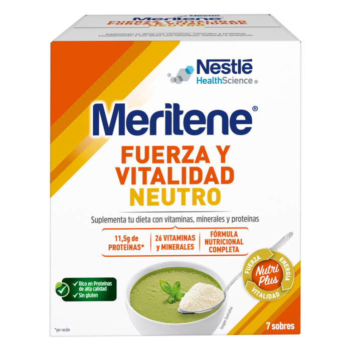 Pack Ahorro Meritene® Fuerza y Vitalidad 3 Neutro Polvo 21 sobres