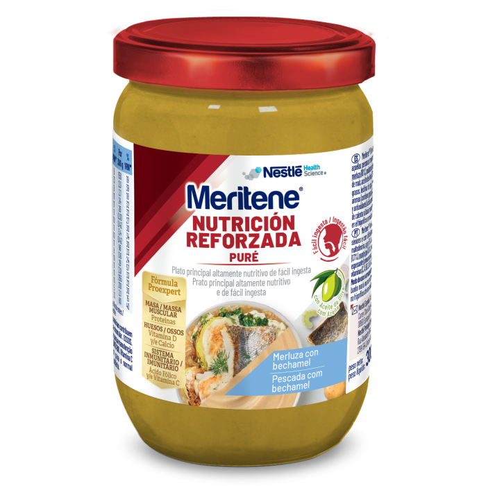 Pack Ahorro 6 tarros Puré Merluza con Bechamel - Meritene® Nutrición Reforzada