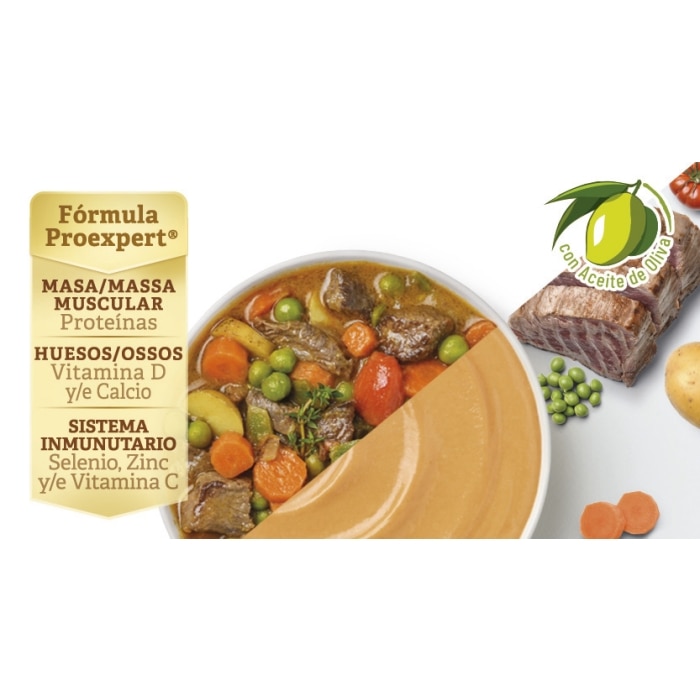 Pack Ahorro 6 tarros Puré Ternera a la Jardinera -Meritene® Nutrición Reforzada