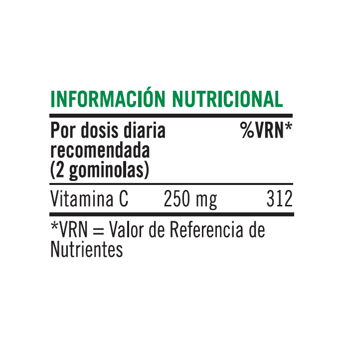 NATURE'S BOUNTY® Vitamina C 250 mg - 60 gominolas