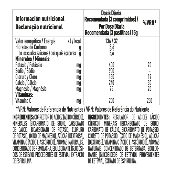 NUUN Sport Frutos Rojos - 10 tabletas efervescentes