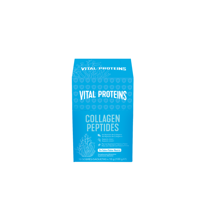 Vital Proteins - Péptidos de colágeno sin sabor - Pack de 10 sobres 