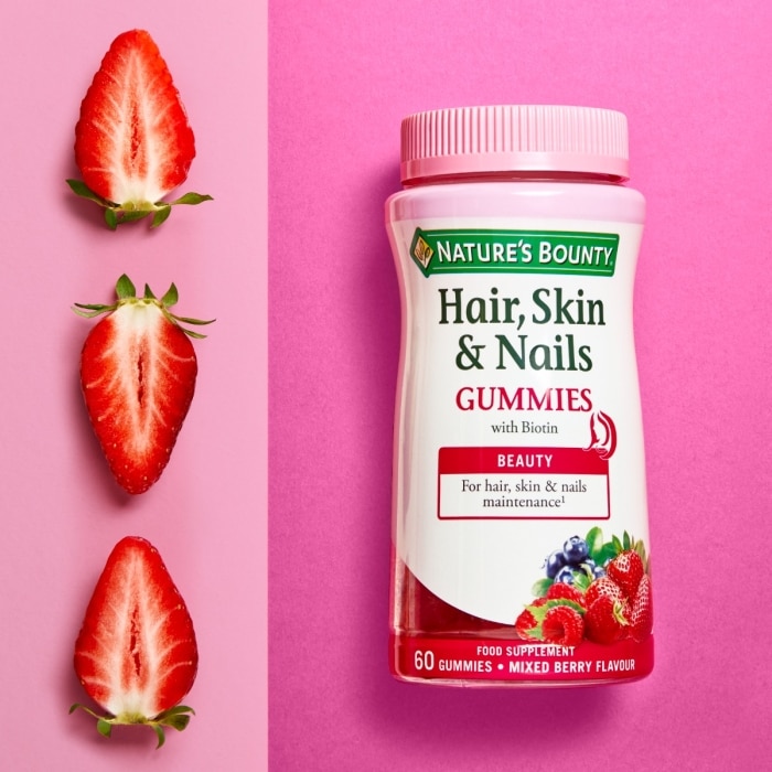 NATURE'S BOUNTY® Pelo, Piel y Uñas con Colágeno - 60 gominolas