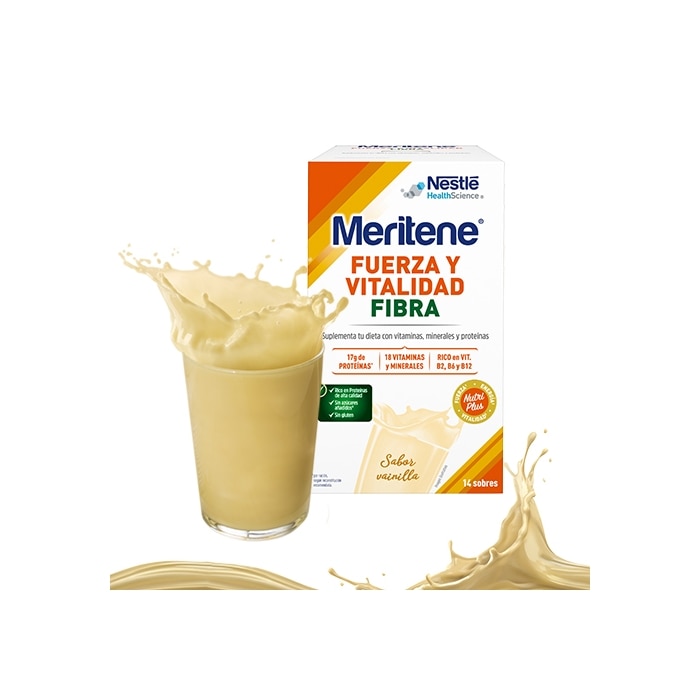 Pack Ahorro Meritene® Fuerza y Vitalidad Fibra Vainilla