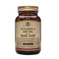 Solgar® Rose Hips - Vitamina C 500 mg con Escaramujo - 100 comprimidos